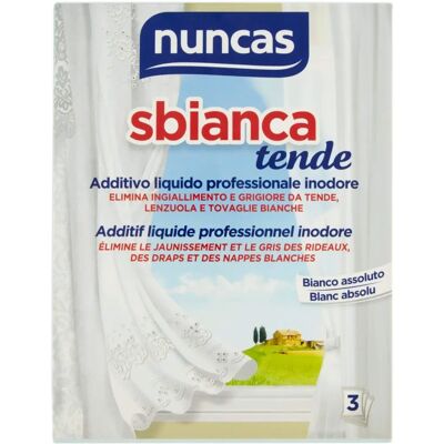 Nuncas Nuncas Sbianca Tende 3 Dosi 80 ml - Détachant tissus Nuncas Nuncas Sbianca Tende 3 Dosi 80 ml - Détachant tissus