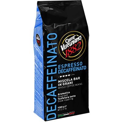 Caffè Vergnano 1882 Espresso Décaféiné - Grains de café - Publicité Caffè Vergnano 1882 Espresso Décaféiné - Grains de café - Publicité