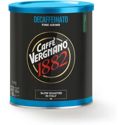 Vergnano Décaféiné en Canette - Café Arabica Robusta - Publicité Vergnano Décaféiné en Canette - Café Arabica Robusta - Publicité