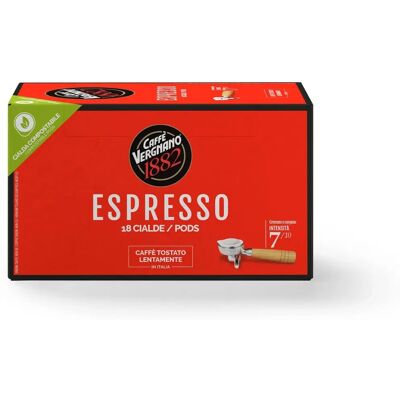 Vergnano Espresso 18 E.S.E. Pads - Koffie-accessoires Vergnano Espresso 18 E.S.E. Pads - Koffie-accessoires