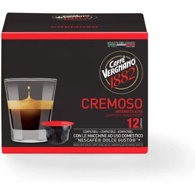 Caffè Vergnano - 12 Kapseln Cremoso - Kaffeekapseln Caffè Vergnano - 12 Kapseln Cremoso - Kaffeekapseln