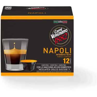 Caffè Vergnano - 12 Kapseln Napoli - Kaffeekapseln Caffè Vergnano - 12 Kapseln Napoli - Kaffeekapseln