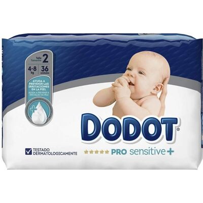 Dodot Marca Pañales T2 Sensibles 4-8kg Dodot Marca Pañales T2 Sensibles 4-8kg