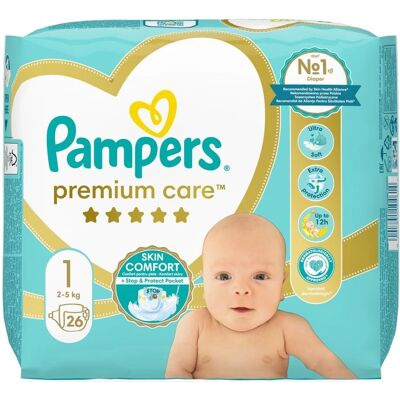 Pampers Premium Care Größe 1 Windeln - Einwegwindeln Pampers Premium Care Größe 1 Windeln - Einwegwindeln