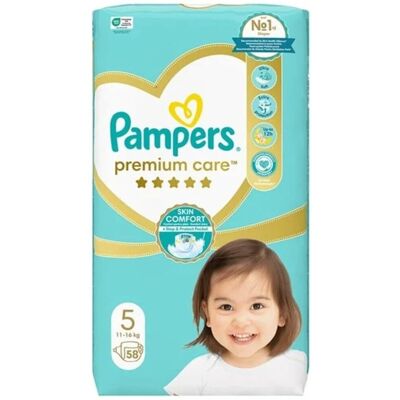 Scutece Pampers Premium Care - Piele sensibilă Scutece Pampers Premium Care - Piele sensibilă