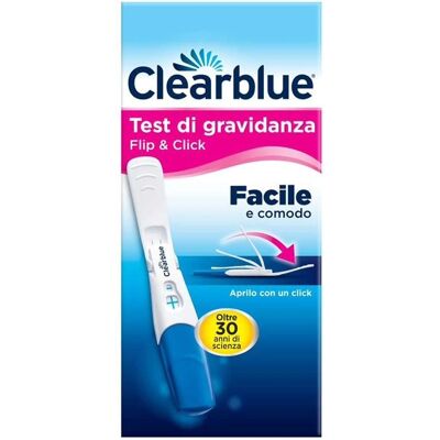 Procter & Gamble Clearblue Test di Gravidanza - Flip & Click - 1 Pezzo Procter & Gamble Clearblue Test di Gravidanza - Flip & Click - 1 Pezzo