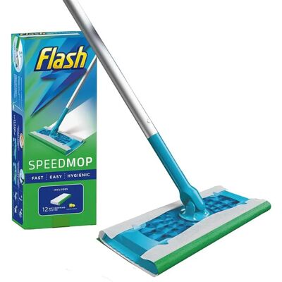 Flash Speedmop Starter Kit - Speed mop & 12 Cloths Flash Speedmop Starter Kit - Speed mop & 12 Cloths