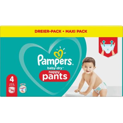 Pampers - Baby-Dry Pants Nappies 4 - 96 - Diapers Pampers - Baby-Dry Pants Nappies 4 - 96 - Diapers