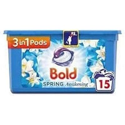 Bold - All in 1 Pods Spring Awakening - 15 washes - laundry capsules Bold - All in 1 Pods Spring Awakening - 15 washes - laundry capsules