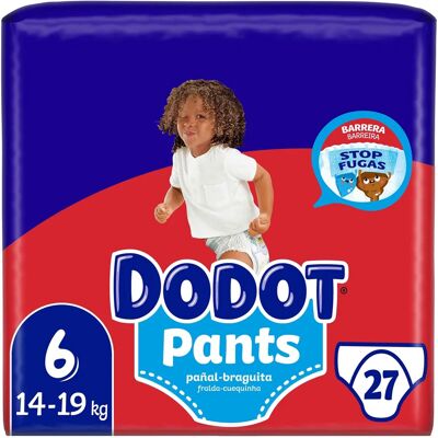 Pañales Dodot Talla 6 - Antideslizantes y Suaves Pañales Dodot Talla 6 - Antideslizantes y Suaves
