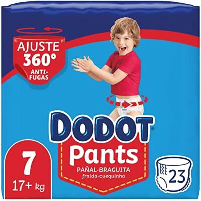 Pañales Dodot Talla 7 - 17kg, 23 U - Unisex Pañales Dodot Talla 7 - 17kg, 23 U - Unisex