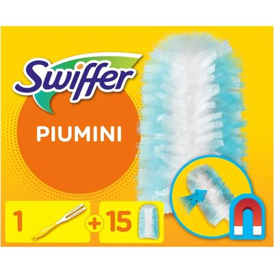 SWIFFER - Staubmagnet Staubwedel mit Griff & 15 Tücher SWIFFER - Staubmagnet Staubwedel mit Griff & 15 Tücher