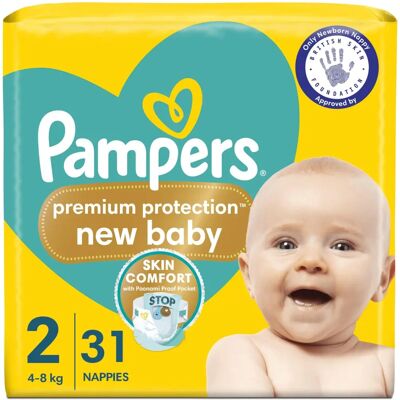 Pampers New Baby Size 2 Nappies - Navel Friendly Pampers New Baby Size 2 Nappies - Navel Friendly