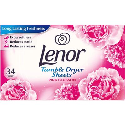 Lenor Pink Blossom - Tumble Dryer Sheets Lenor Pink Blossom - Tumble Dryer Sheets