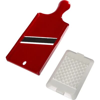 RIGAMONTI Grönsaksskärare - Rostfritt stålblad - Säkert finger skydd RIGAMONTI Grönsaksskärare - Rostfritt stålblad - Säkert finger skydd