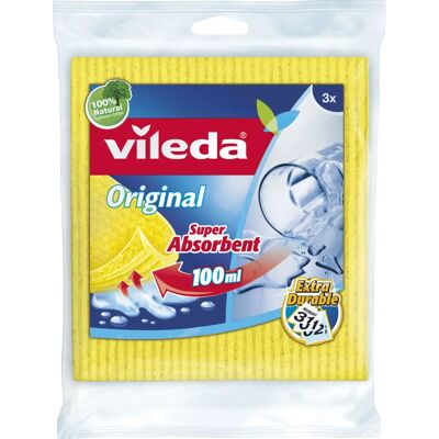 Vileda 142289 Környezetbarát cellulóz és pamut szivacs Vileda 142289 Környezetbarát cellulóz és pamut szivacs