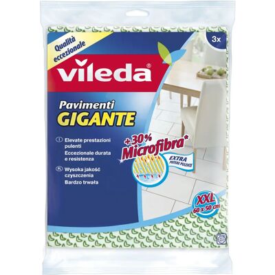 Vileda Mikrofiber Mop Pads - Stor, Paket med 3 - Mop Tillbehör Vileda Mikrofiber Mop Pads - Stor, Paket med 3 - Mop Tillbehör