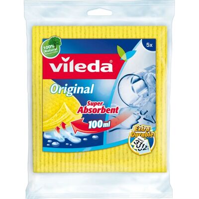 Vileda 142290 Aqua Schwammtuch - 5 Stück Vileda 142290 Aqua Schwammtuch - 5 Stück