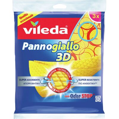 Vileda Mikrofaser Reinigungstuch - 3 Stück - Vielseitig, Saugfähig, Langlebig Vileda Mikrofaser Reinigungstuch - 3 Stück - Vielseitig, Saugfähig, Langlebig