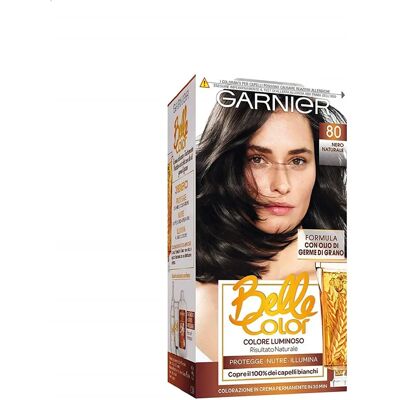 Garnier - Belle Color - Tinta Permanente per Capelli - Nero Garnier - Belle Color - Tinta Permanente per Capelli - Nero