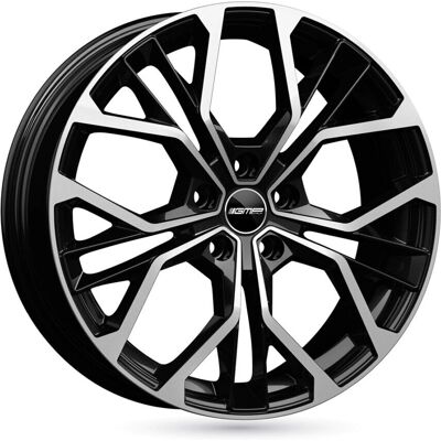 Jante GMP ITALIA Matisse 16X6.50 ET35 5X105 Diamant Noir - Publicité Jante GMP ITALIA Matisse 16X6.50 ET35 5X105 Diamant Noir - Publicité