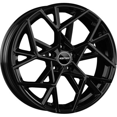 GMP Italië Velg Cartesio 18x7.5 ET38 5x100 Glanzend Zwart - Velg GMP Italië Velg Cartesio 18x7.5 ET38 5x100 Glanzend Zwart - Velg