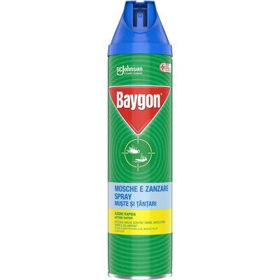 Spray Insetticida Baygon Mosche e Zanzare - 400ml Spray Insetticida Baygon Mosche e Zanzare - 400ml