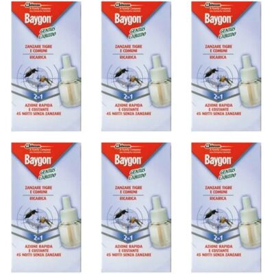 Ricambio liquido Baygon Genius per zanzare - 45 notti Ricambio liquido Baygon Genius per zanzare - 45 notti