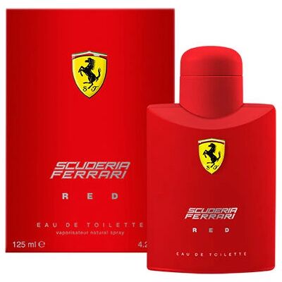 Ferrari Scuderia Red 125ml Eau de Toilette per Uomini Ferrari Scuderia Red 125ml Eau de Toilette per Uomini