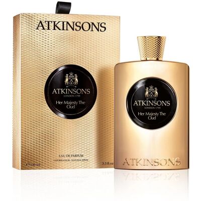 Atkinsons Her Majesty The Oud Eau de Parfum - 100ml luxuriöser blumiger orientalischer Duft für Frauen Atkinsons Her Majesty The Oud Eau de Parfum - 100ml luxuriöser blumiger orientalischer Duft für Frauen