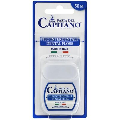 Fil dentaire Pasta Del Capitano - 50m - Nettoyage en profondeur Fil dentaire Pasta Del Capitano - 50m - Nettoyage en profondeur
