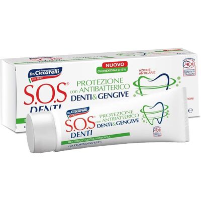 Dr. Ciccarelli - S.O.S. - Dentifricio S.O.S. Denti con Clorexidina 0,12% Dr. Ciccarelli - S.O.S. - Dentifricio S.O.S. Denti con Clorexidina 0,12%
