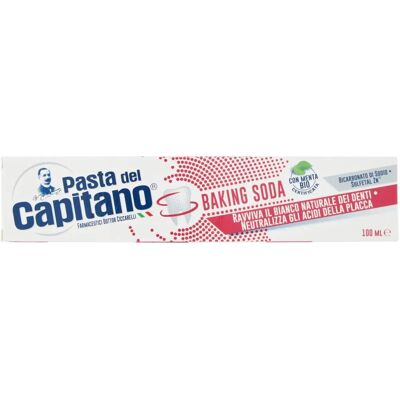 Dentifrice Baking Soda Farmaceutici Dott.Ciccarelli - Blanchissant, Menthe Naturelle, 100ml - Publicité Dentifrice Baking Soda Farmaceutici Dott.Ciccarelli - Blanchissant, Menthe Naturelle, 100ml - Publicité