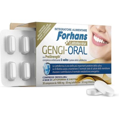 Forhans Gengi-Oral Lattoferrina - 30 Compresse Orali - Integratore Alimentare Forhans Gengi-Oral Lattoferrina - 30 Compresse Orali - Integratore Alimentare