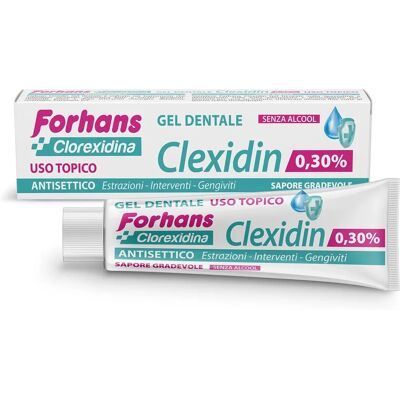Gel per collutorio Forhans Clexidin - Clorexidina 0,30% Gel per collutorio Forhans Clexidin - Clorexidina 0,30%