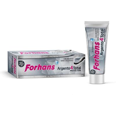 Uragme Srl Forhans Argento 4Total Protezione Dentifricio - Sensibile, Riduce Carie, Gel Uragme Srl Forhans Argento 4Total Protezione Dentifricio - Sensibile, Riduce Carie, Gel
