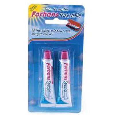 Kit dentifricio da viaggio Uragme Forhans 2x12,5ml Kit dentifricio da viaggio Uragme Forhans 2x12,5ml