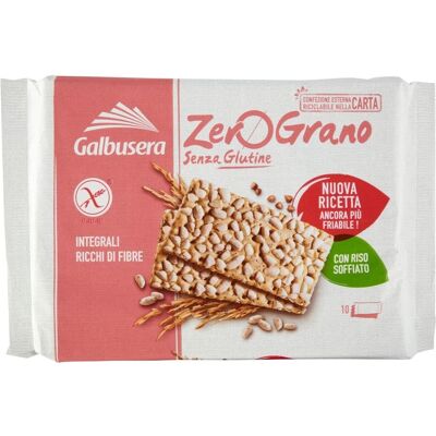 Galbusera Zerograno Crackers Integrali Senza Glutine - Crackers Galbusera Zerograno Crackers Integrali Senza Glutine - Crackers
