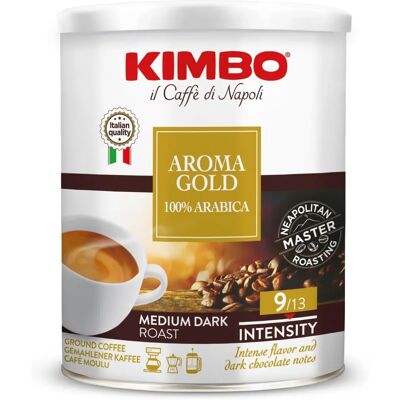 Kimbo Aroma Gold 100% Arabica - Koffie Kimbo Aroma Gold 100% Arabica - Koffie