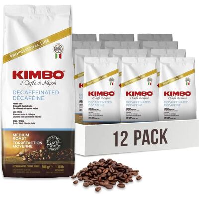 Kimbo Espresso Decaffeinato Bonen - 500g Kimbo Espresso Decaffeinato Bonen - 500g