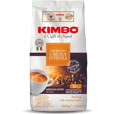 Kimbo Crema Intensa Koffiebonen - Intense Smaak Kimbo Crema Intensa Koffiebonen - Intense Smaak