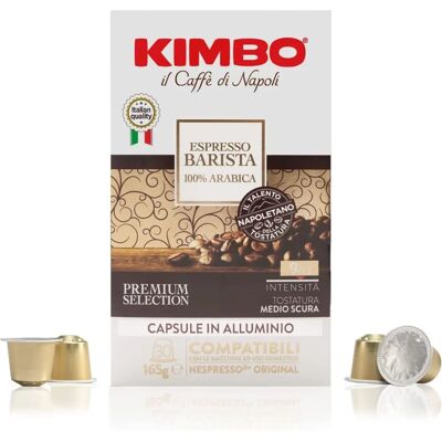 Kimbo Barista 100% Arabica Coffee Capsules - Compatible with Nespresso Kimbo Barista 100% Arabica Coffee Capsules - Compatible with Nespresso