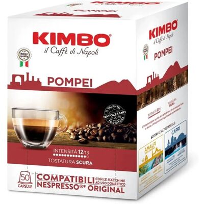 Kimbo Pompei - 50 kompatible Nespresso-Kapseln Kimbo Pompei - 50 kompatible Nespresso-Kapseln