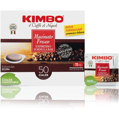 Kimbo 014403 Cialde caffè Tostatura scura - 50 pz Kimbo 014403 Cialde caffè Tostatura scura - 50 pz
