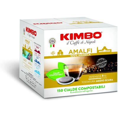 Capsules de Café Kimbo Amalfi - 150 pcs - Arabica, Moyen roast - Publicité Capsules de Café Kimbo Amalfi - 150 pcs - Arabica, Moyen roast - Publicité