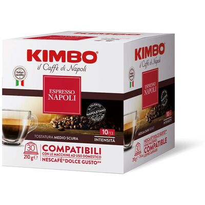 Kimbo 014506 Kávové kapsle - Střední tmavá pražená - 30 ks Kimbo 014506 Kávové kapsle - Střední tmavá pražená - 30 ks