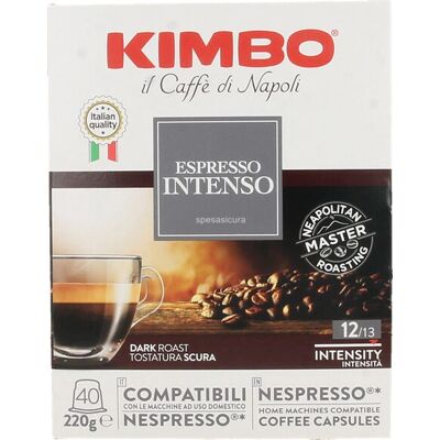 Kimbo - Espresso Intenso - 40 capsule - Capsule di caffè Kimbo - Espresso Intenso - 40 capsule - Capsule di caffè