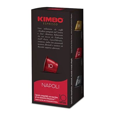Kimbo Napoli Kaffee Kapseln - Espresso, 10 Stück Kimbo Napoli Kaffee Kapseln - Espresso, 10 Stück