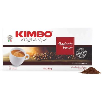 Kimbo Café Torréfaction Moyenne - Arabica & Robusta - 1kg - Publicité Kimbo Café Torréfaction Moyenne - Arabica & Robusta - 1kg - Publicité