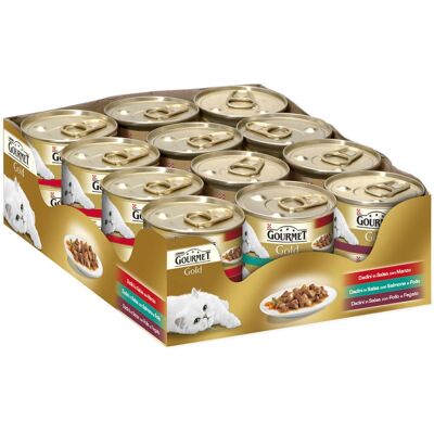 Gourmet Gold Dadini in Salsa - Cibo umido per gatti Gourmet Gold Dadini in Salsa - Cibo umido per gatti